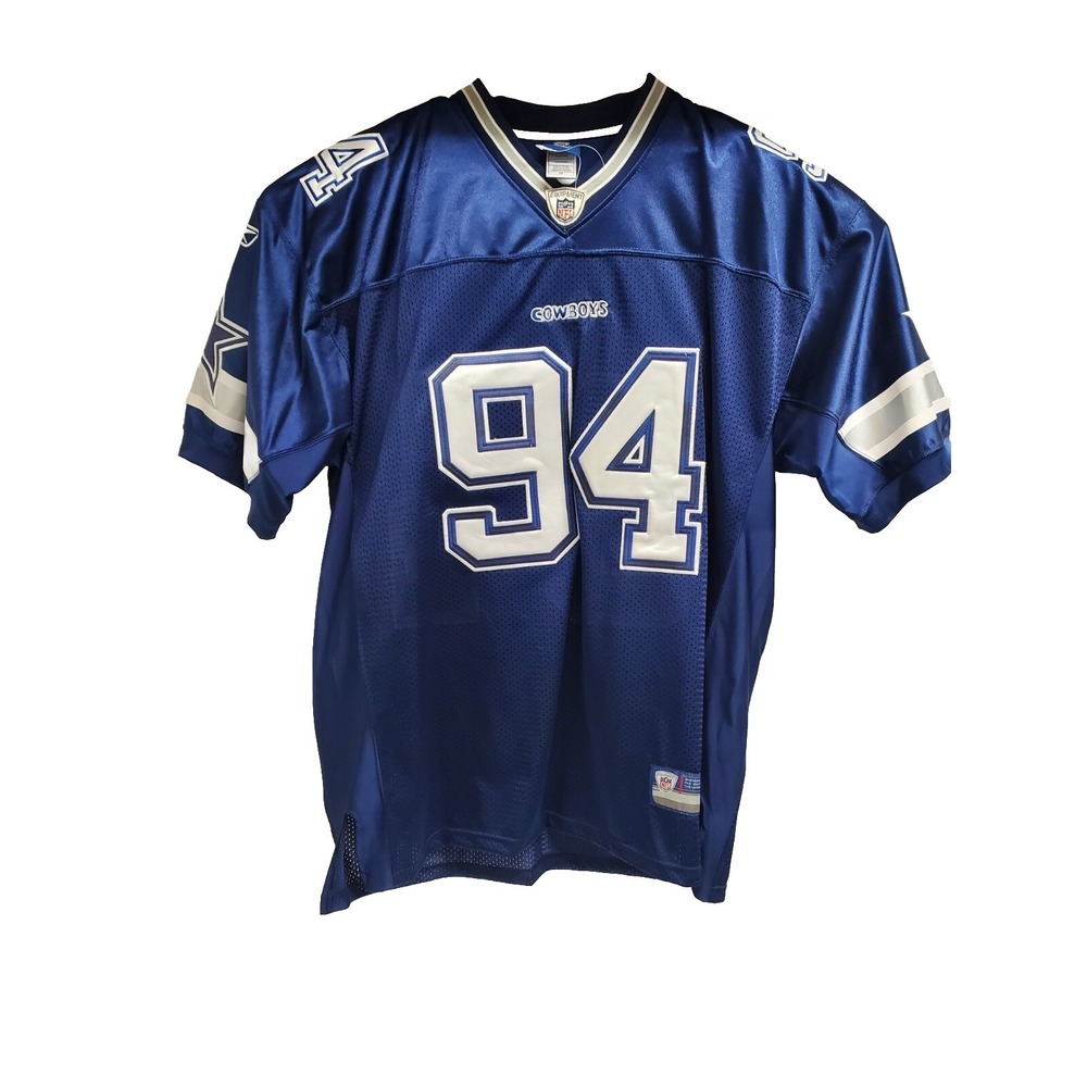Reebok NFL Dallas Cowboys DeMarcus Ware 94 Stitched Jersey Navy Blue Size 54